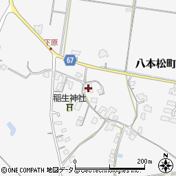広島県東広島市八本松町原7047周辺の地図