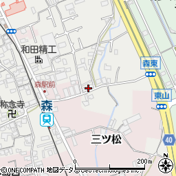 大阪府貝塚市森911周辺の地図