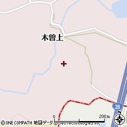 兵庫県淡路市木曽上893周辺の地図