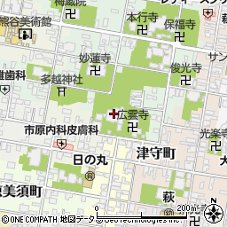 長壽寺周辺の地図