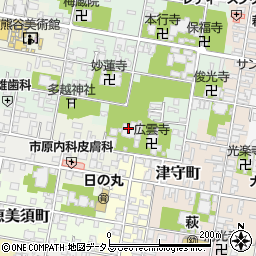 長壽寺周辺の地図