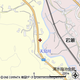 大阪府河内長野市清水周辺の地図