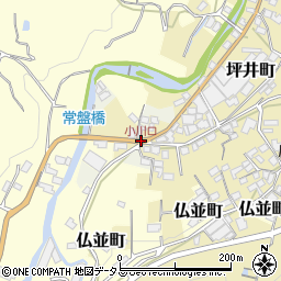 小川口周辺の地図