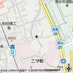 大阪府貝塚市森320周辺の地図
