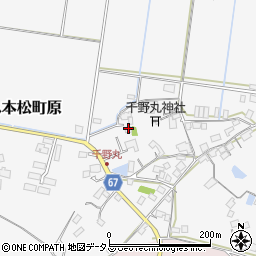 広島県東広島市八本松町原1640周辺の地図