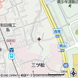 大阪府貝塚市森319周辺の地図