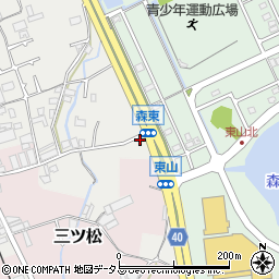 大阪府貝塚市森276周辺の地図