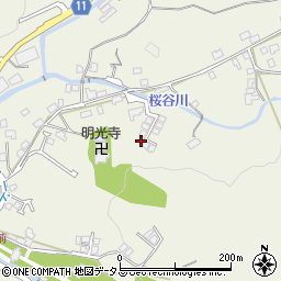 山口県萩市椿東中の倉1724-13周辺の地図