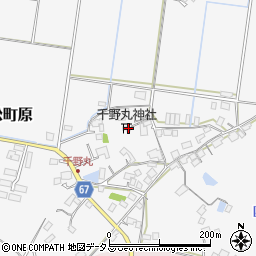 広島県東広島市八本松町原7336周辺の地図