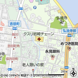 クスリ岩崎チェーン　萩土原店周辺の地図