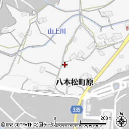 広島県東広島市八本松町原1365周辺の地図