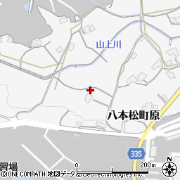 広島県東広島市八本松町原499周辺の地図