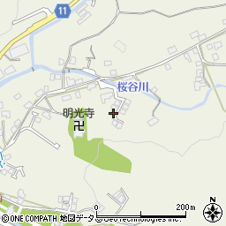 山口県萩市椿東中の倉1724-14周辺の地図