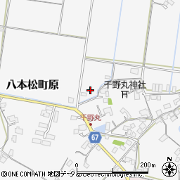 広島県東広島市八本松町原6959周辺の地図