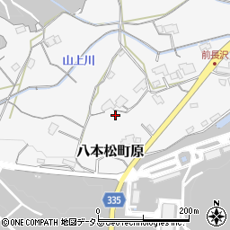 広島県東広島市八本松町原1193周辺の地図