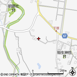 広島県東広島市八本松町原6694周辺の地図