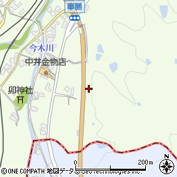 奈良県御所市奉膳周辺の地図