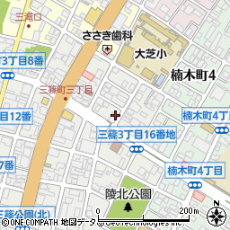 小西養鯉場周辺の地図