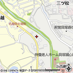 大阪府貝塚市森952周辺の地図