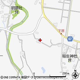 広島県東広島市八本松町原6695周辺の地図