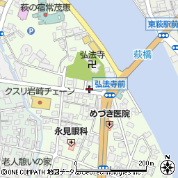 弘法寺前周辺の地図