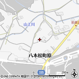 広島県東広島市八本松町原1361周辺の地図