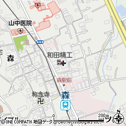 和田精工株式会社周辺の地図