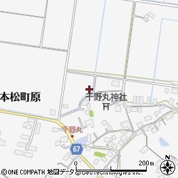 広島県東広島市八本松町原6961周辺の地図