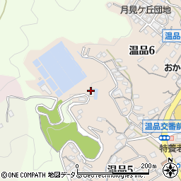 広島県庁広島水道事務所　温品浄水場周辺の地図
