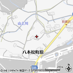 広島県東広島市八本松町原1346周辺の地図