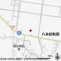 広島県東広島市八本松町原7176周辺の地図