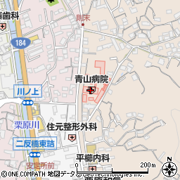 青山病院（宏知会）周辺の地図