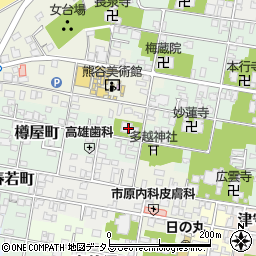 靈巖寺周辺の地図