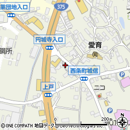 御薗宇郵便局周辺の地図