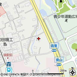 大阪府貝塚市森324周辺の地図