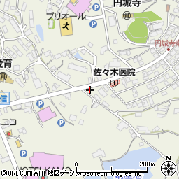 広島県東広島市西条町御薗宇6032-1周辺の地図