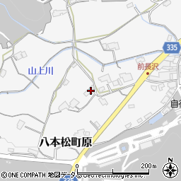 広島県東広島市八本松町原1342周辺の地図