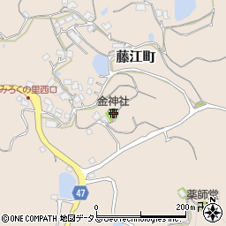 金神社周辺の地図