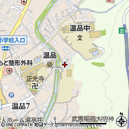 広島県広島市東区温品8丁目周辺の地図