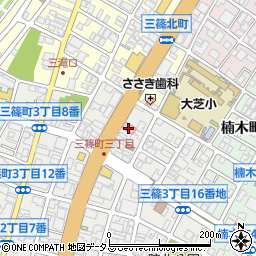炭田内科胃腸科病院周辺の地図