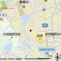 大阪府泉佐野市鶴原901周辺の地図