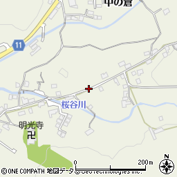 山口県萩市椿東（中の倉）周辺の地図
