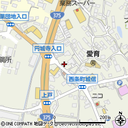 広島県東広島市西条町御薗宇6428周辺の地図