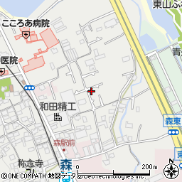 大阪府貝塚市森440周辺の地図