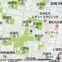 海潮寺周辺の地図