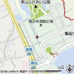貝塚市立スポーツ施設青少年運動広場周辺の地図