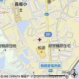 大阪府泉佐野市鶴原840-11周辺の地図