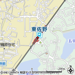 東佐野駅周辺の地図