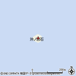 沖ノ白石灯台周辺の地図