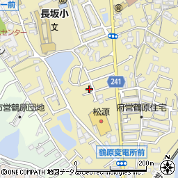 大阪府泉佐野市鶴原840-25周辺の地図